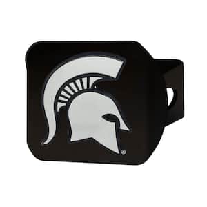 NCAA Michigan State University Class III Black Hitch Cover with Chrome Emblem