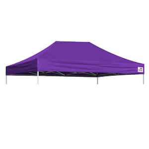 USA Pop Up 10 ft. x 15 ft. Replacement Canopy Tent Top Cover, Instant Ez Canopy Top Cover ONLY (Purple)