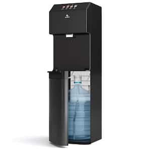 Electronic Bottom Loading Water Cooler Water Dispenser - 3 Temperatures, Self Cleaning Black Stainless Steel