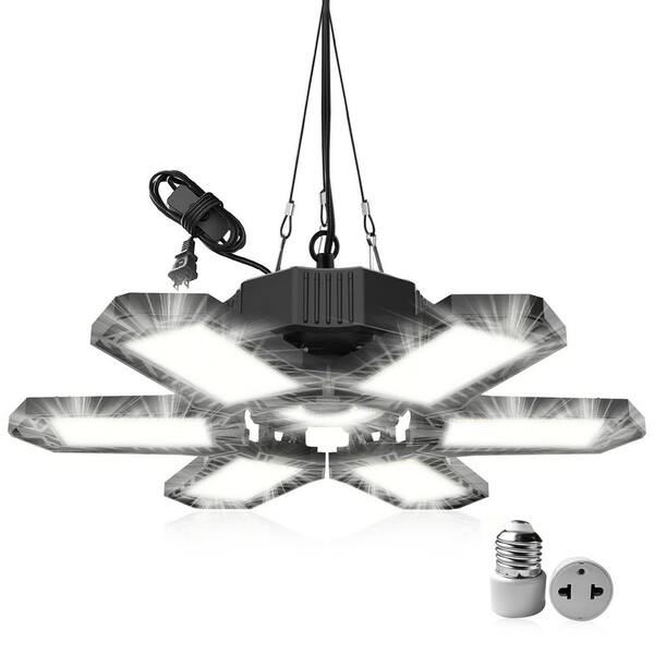 Nersunda LED Garage Ceiling Lights with 6 Deformable Panels MH0053 The Home Depot