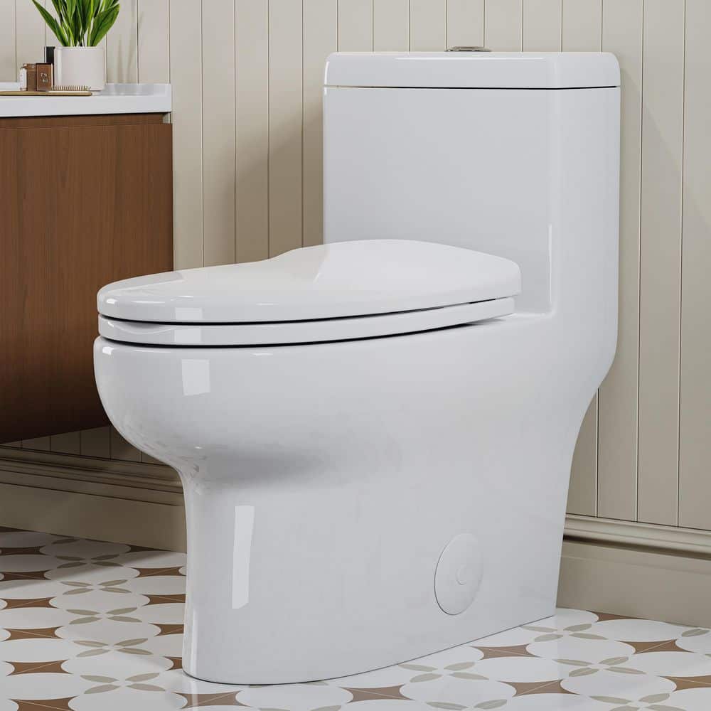 HOROW 10 in. Rough In One-Piece 1.1 GPF/1.6 GPF Dual Flush