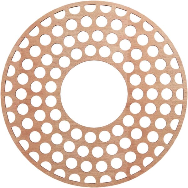 Ekena Millwork 0.25 in. x 5.75 in. x 16 in. Wood Medallion Moulding