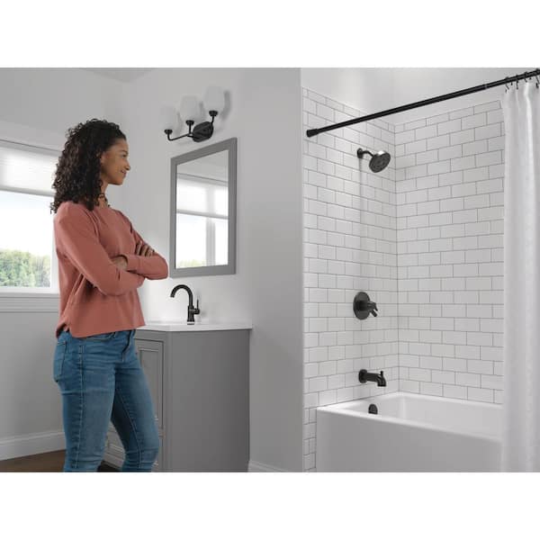 Delta Trinsic Single Hole Single-Handle Bathroom Faucet with Metal