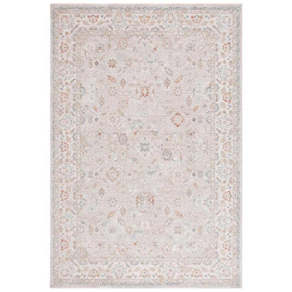 Culture 8 ft. x 10 ft. Gray/Blue Rust Traditional Floral Area Rug price history on PriceWatchPro