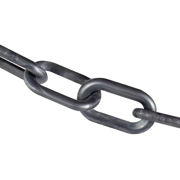 3 in. (#10, 76 mm) x 100 ft. Plastic Safety Chain in Silver