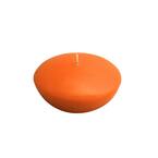 3 in. Orange Floating Candles (Box of 12)