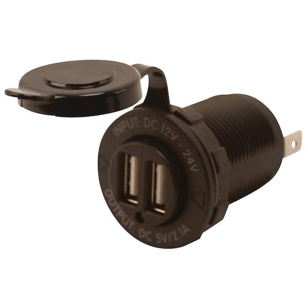 Unbranded Double USB Power Socket Without Light