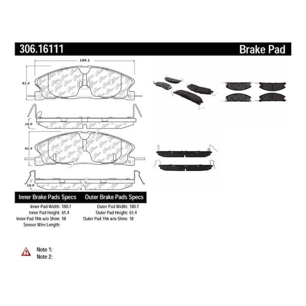 Centric Parts Disc Brake Pad Set