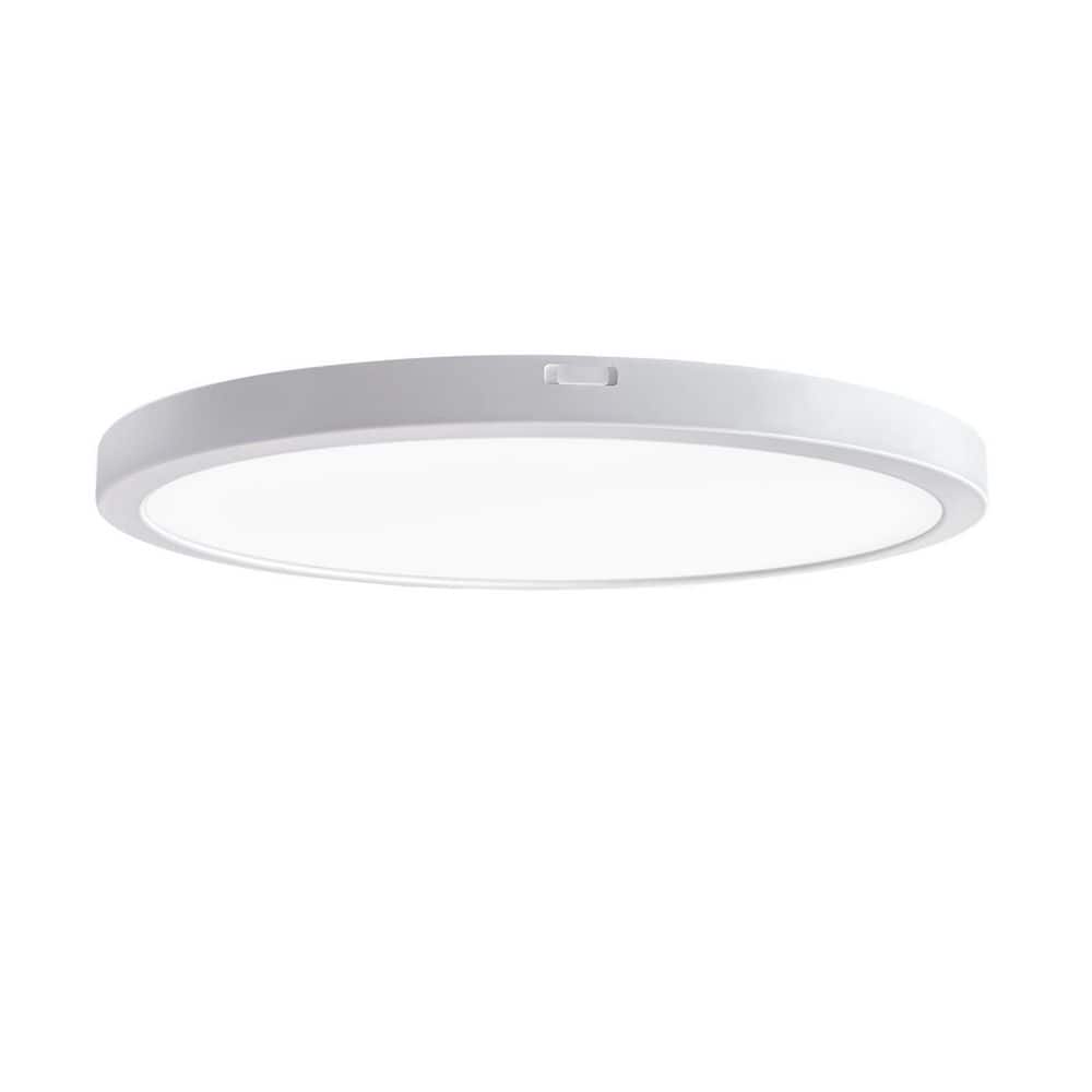 12 in. White New Ultra-Low Profile Integrated LED Flush Mount Ceiling Light 2700K-5000K 5CCT Selectable price history on PriceWatchPro
