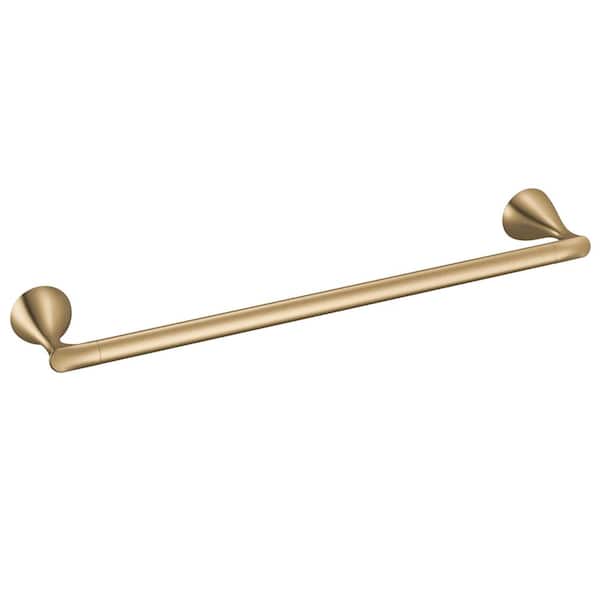 Bonacci Gold 18 in. Wall Mounted Single Towel Bar in Champagne Bronze