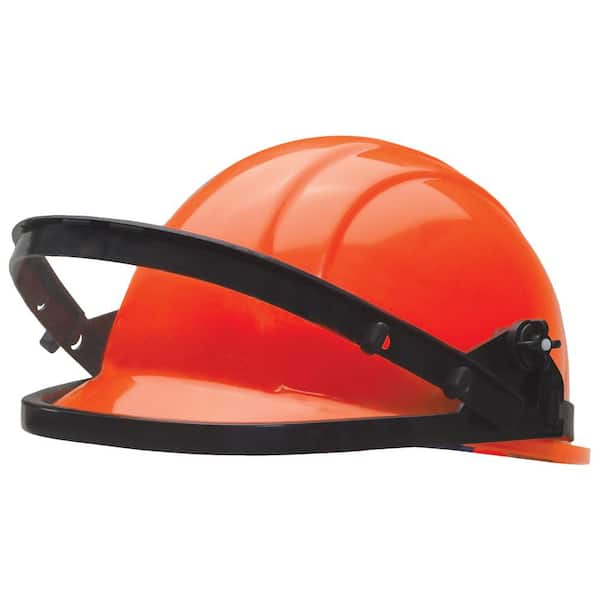 Champion Open Script Visor Orange