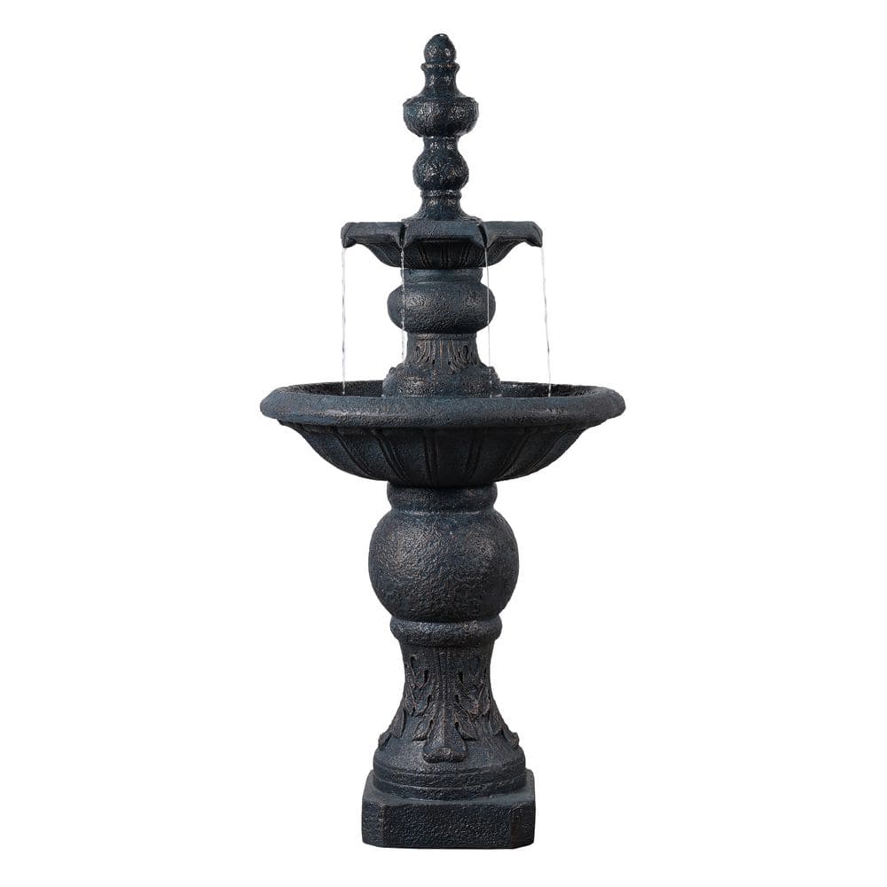 53 in. Outdoor 2-Tiered Fountain with Adjustable Flow and Electric Pump in Antique Copper price history on PriceWatchPro