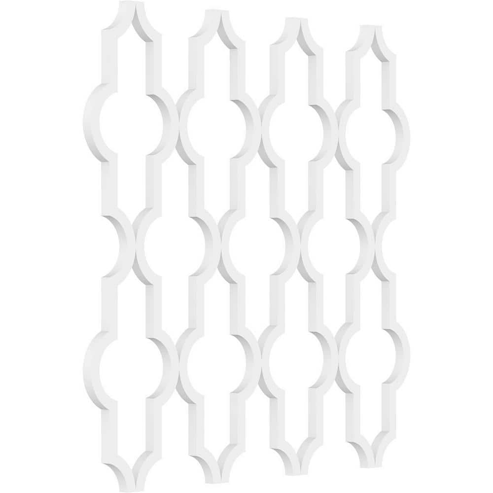 Medium Gray PVC Decorative Fretwork Wall Panels
