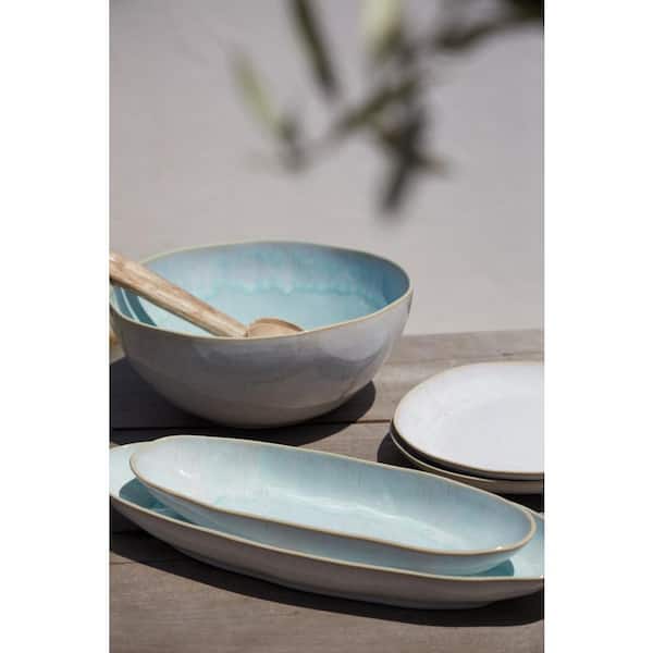 Casafina Blue Speckled Spoon Rest, Stoneware, Dishwasher-Safe on