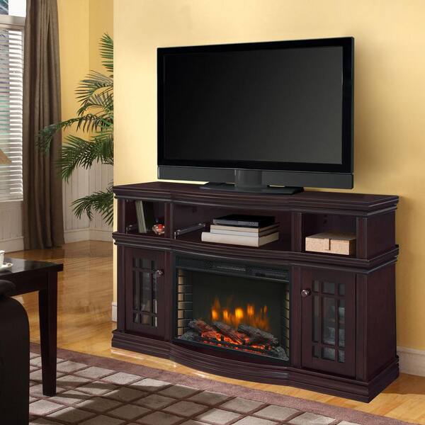 Muskoka Sutton 56 in. Media Electric Fireplace TV Stand in Espresso