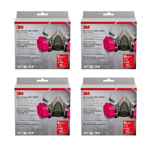 OV/P100 Odor Particulate Multi-Purpose Reusable Respirator, Medium (Case of 4)