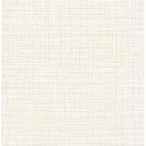 Mendocino Eggshell Linen Paper Strippable Roll (Covers 56.4 sq. ft.)