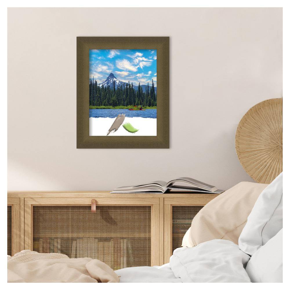 Blaine Light Bronze Narrow 11x14 Polystyrene Wall Frame