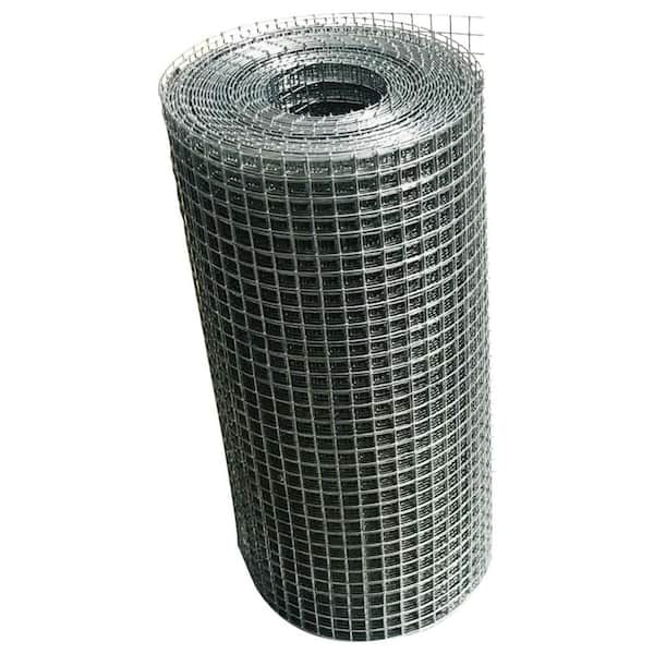 8 in. x 20 ft. 23 Gauge Galvanized Cage Wire Mesh Roll for Chicken and Rabbit Snake Fences, Screen mesh, Rebar (1-Pack)