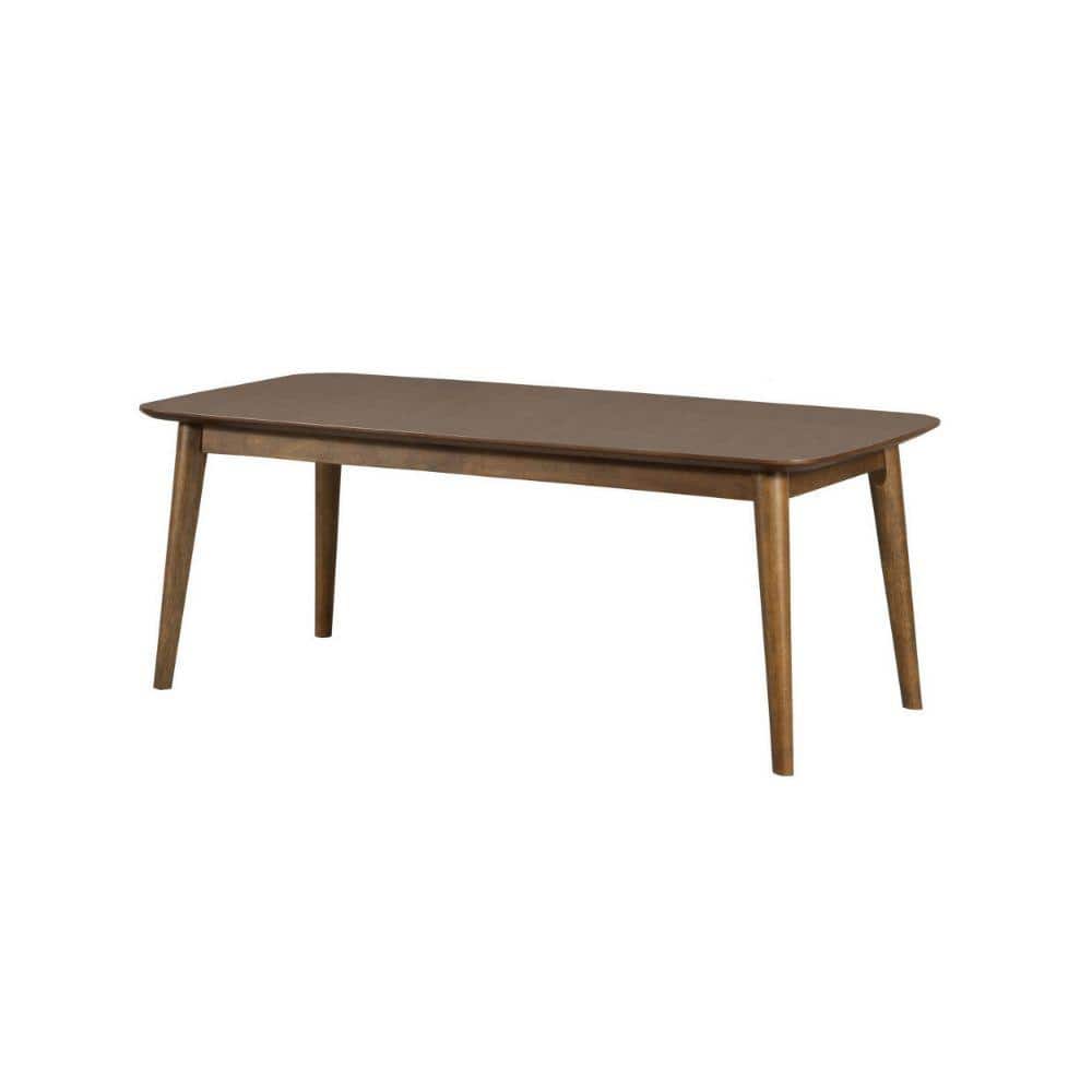 Mid-Century Walnut Brown 3-Piece Coffee and End Table Set