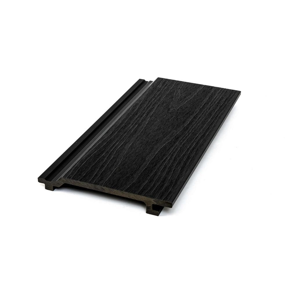Ejoy 6.14 in. W x 94.49 in. L Shiplap Composite Siding Pack of 4pc