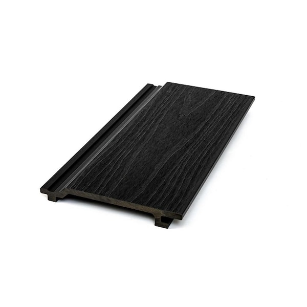 Ejoy 6.14 in. W x 94.49 in. L Honey Oak Shiplap Composite Siding