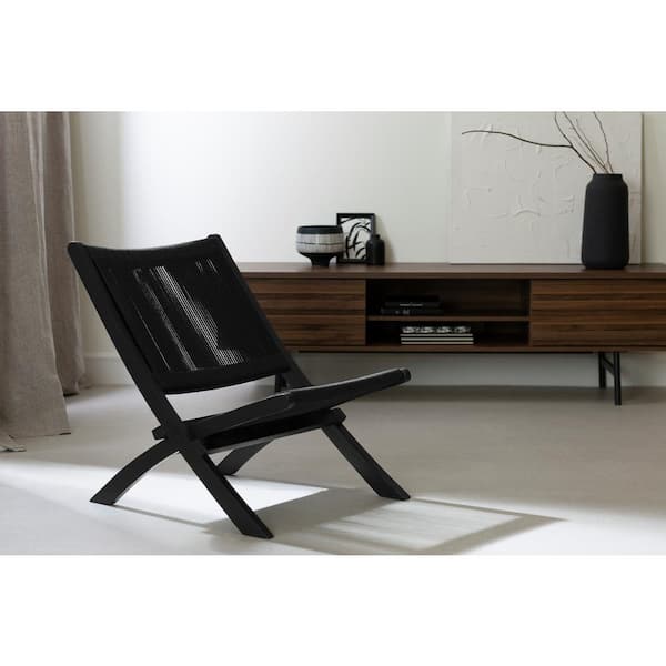 South Shore Balka Black 24 in. Accent Without Cushion