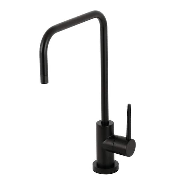 New York Single-Handle Beverage Faucet in Matte Black