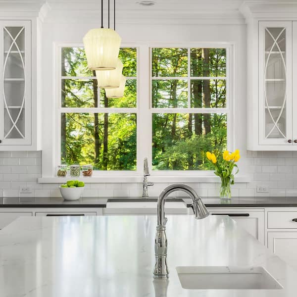 Ariel 25-Watt 1-Light Dome Shaded Pendant Light with Yellow Glass Shade