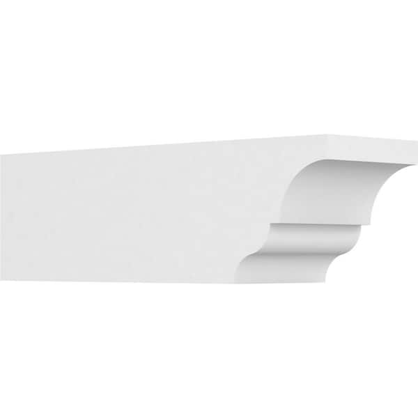Ekena Millwork 6 in. x 6 in. x 20 in. Asheboro PVC Rafter Tail Brace