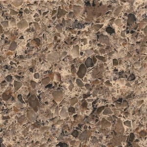 2 in. x 4 in. Quartz Countertop Sample in Sienna Ridge