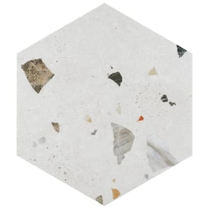 Sonar Hex White 8-5/8 in. x 9-7/8 in. Porcelain Floor and Wall Tile (11.5 sq. ft./Case)