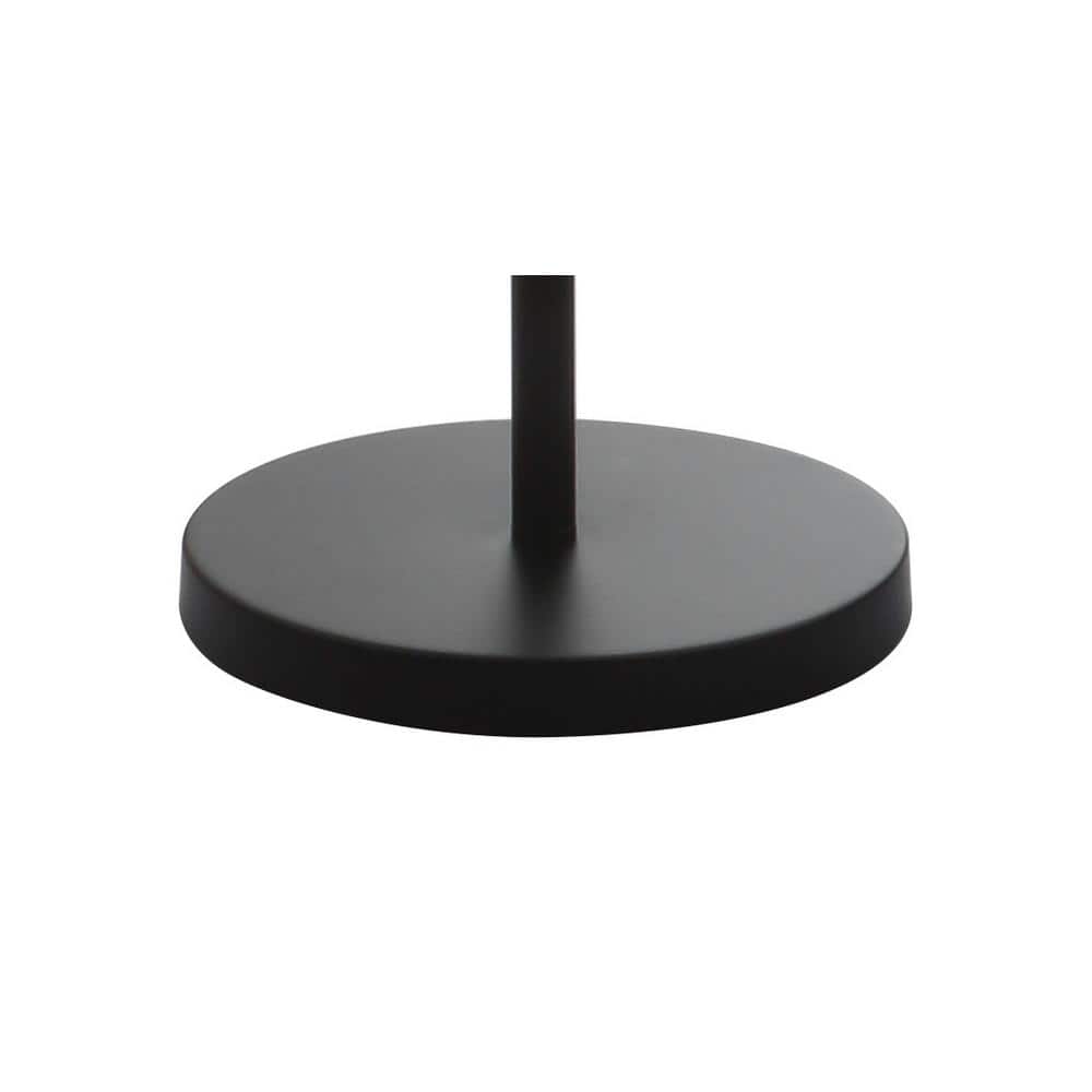 Gridley Transitional 61" Black Matte Metal LED Floor Lamp