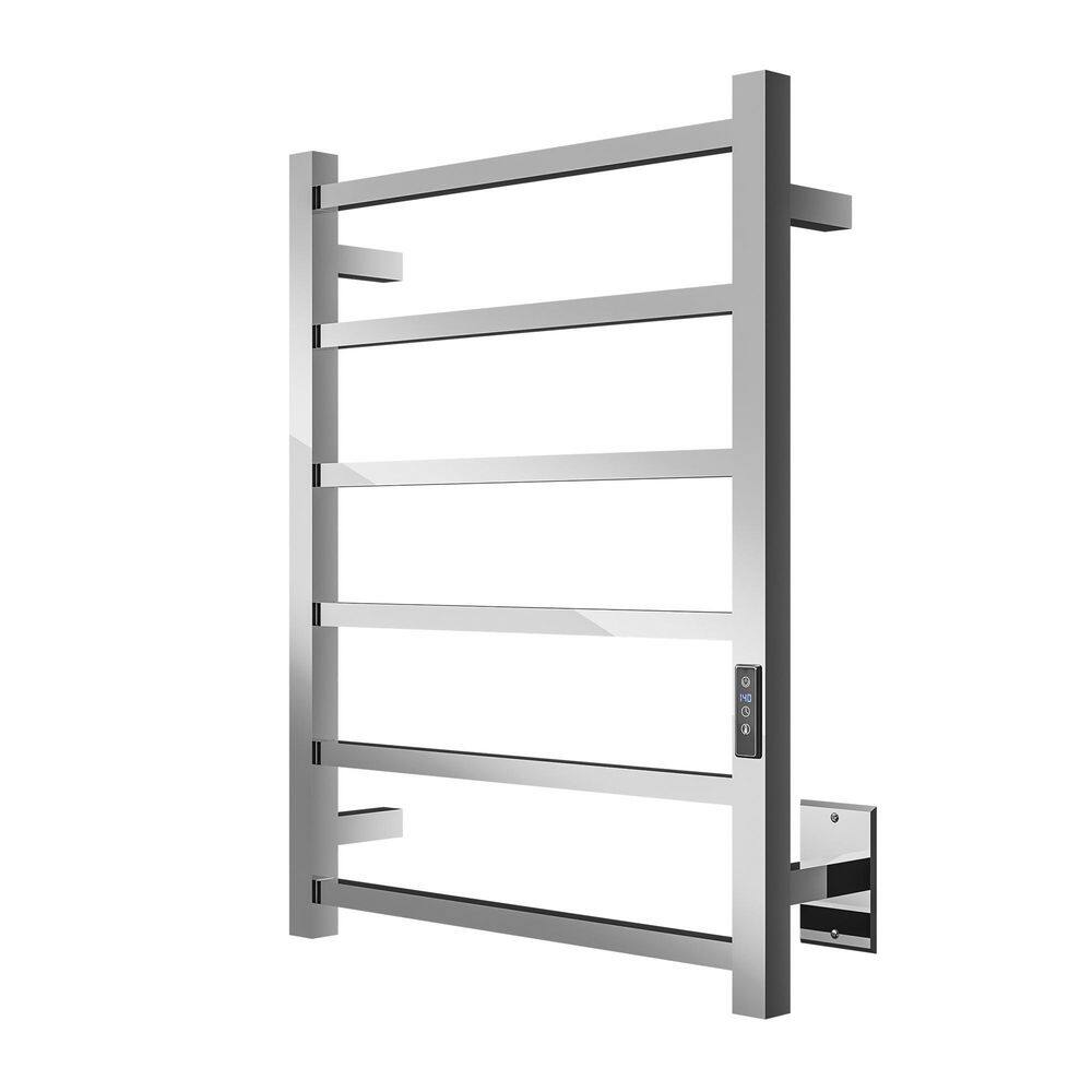 Charles Series Polished Chrome Stainless Steel Wall Mounted Towel Warmer