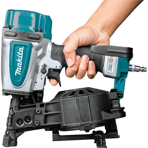 Pneumatic 1-3/4 in. 15 Degree Coil Corded Roofing Nailer