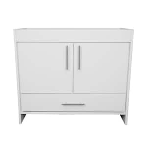Pacific 40 in. W x 18 in. D x 33.88 in. H Bath Vanity Cabinet without Top in White