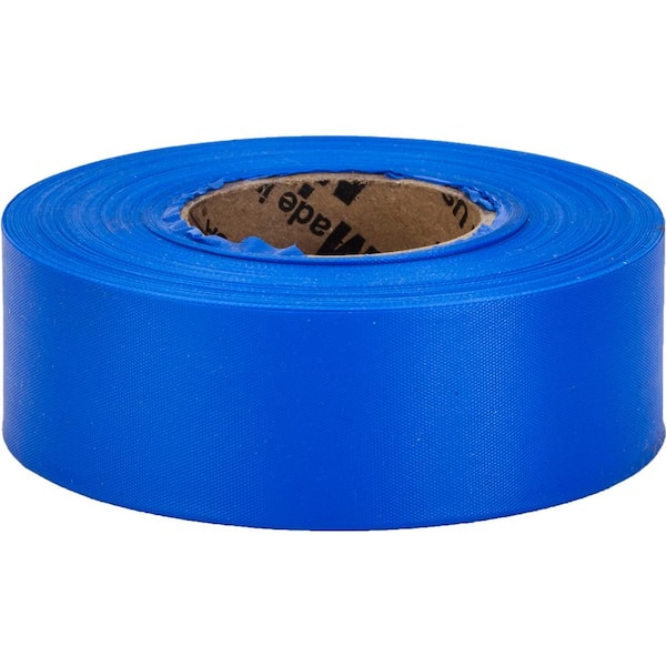 Mutual Industries 1-3/16 in. x 300 ft. Blue Surveyor Grade ULTRA Flagging Tape (Pack of 24)