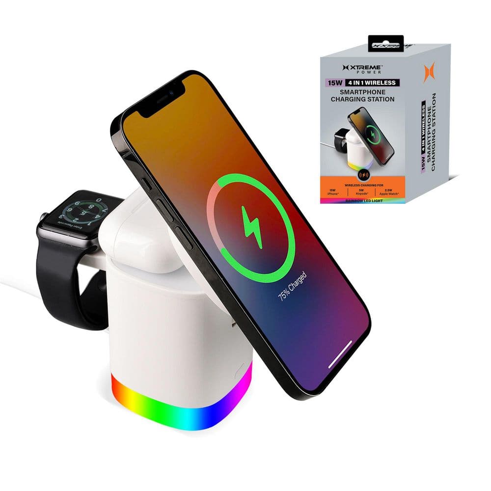 3-in-1 Mag-Safe 15W Wireless Charging Station with Apple Watch and AirPods Dock price history on PriceWatchPro