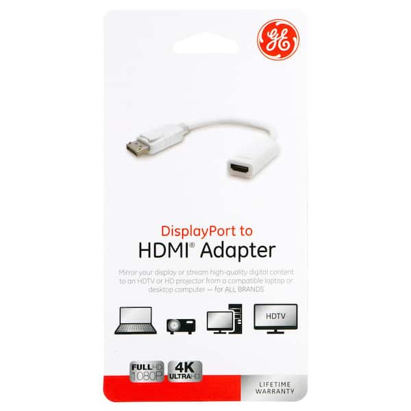 Cable Adapter 1080P DisplayPort to HDMI-compatible Adapter