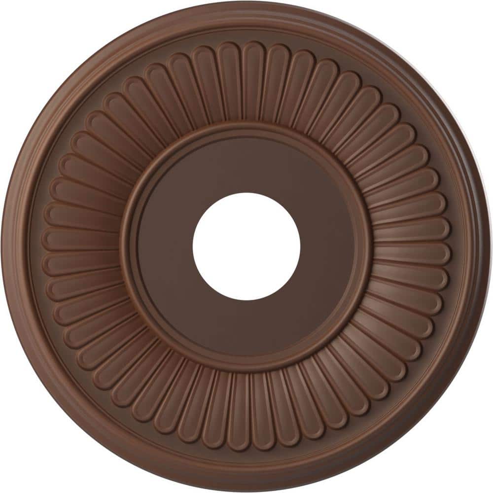 16 in. O.D. x 3-1/2 in. I.D. x 1 in. P Berkshire Thermoformed PVC Ceiling Medallion in Universal Aged Metallic Rust price history on PriceWatchPro