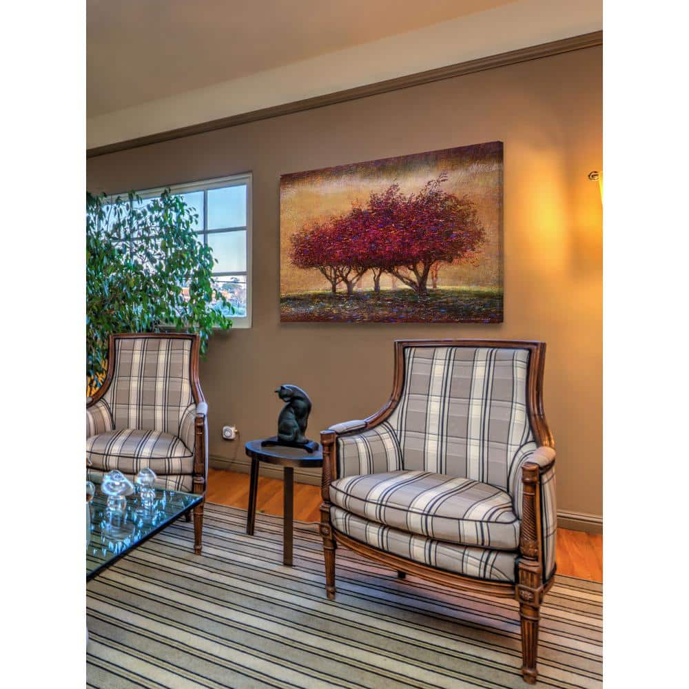 30 in. H x 45 in. W Crabapple Blossoms by Chris Vest Printed Canvas Wa