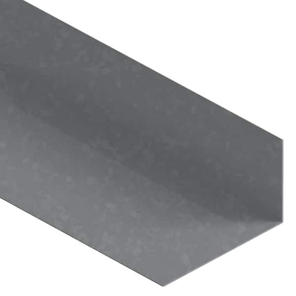 Gibraltar Building Products 3 in. x 5 in. x 10 ft. Galvanized Steel Roof-To-Wall Flashing