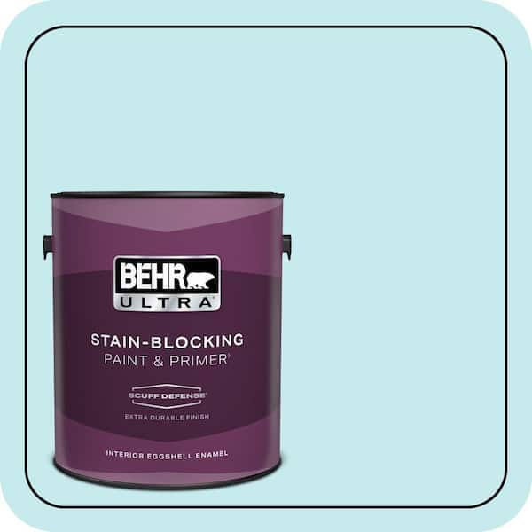 BEHR ULTRA 1 gal. #P470-1 Silent Breeze Extra Durable Eggshell Enamel Interior Paint & Primer