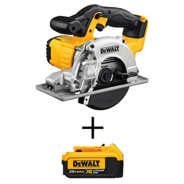 DEWALT 20V MAX Cordless 6-1/2 in. Circular Saw, 20V Brushless Jigsaw, and  (1) 20V Lithium-Ion 4.0Ah Battery DCS391BW334204 - The Home Depot