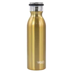 20 oz. Stainless Steel Insulated Thermal Bottle with Lid in Dark Gold