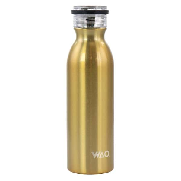 1 Liter Glass Water Bottle, Sports Bottle, with 65 mm Steel Cap and Pr