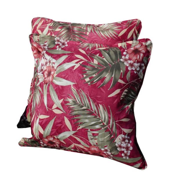 moda furnishings Square Outdoor Throw Pillow (2-Pack)