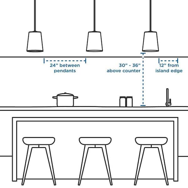 Progress Lighting Glimmer 5-Light Antique Bronze Traditional Clear Glass Drum Large Hanging Pendant Light