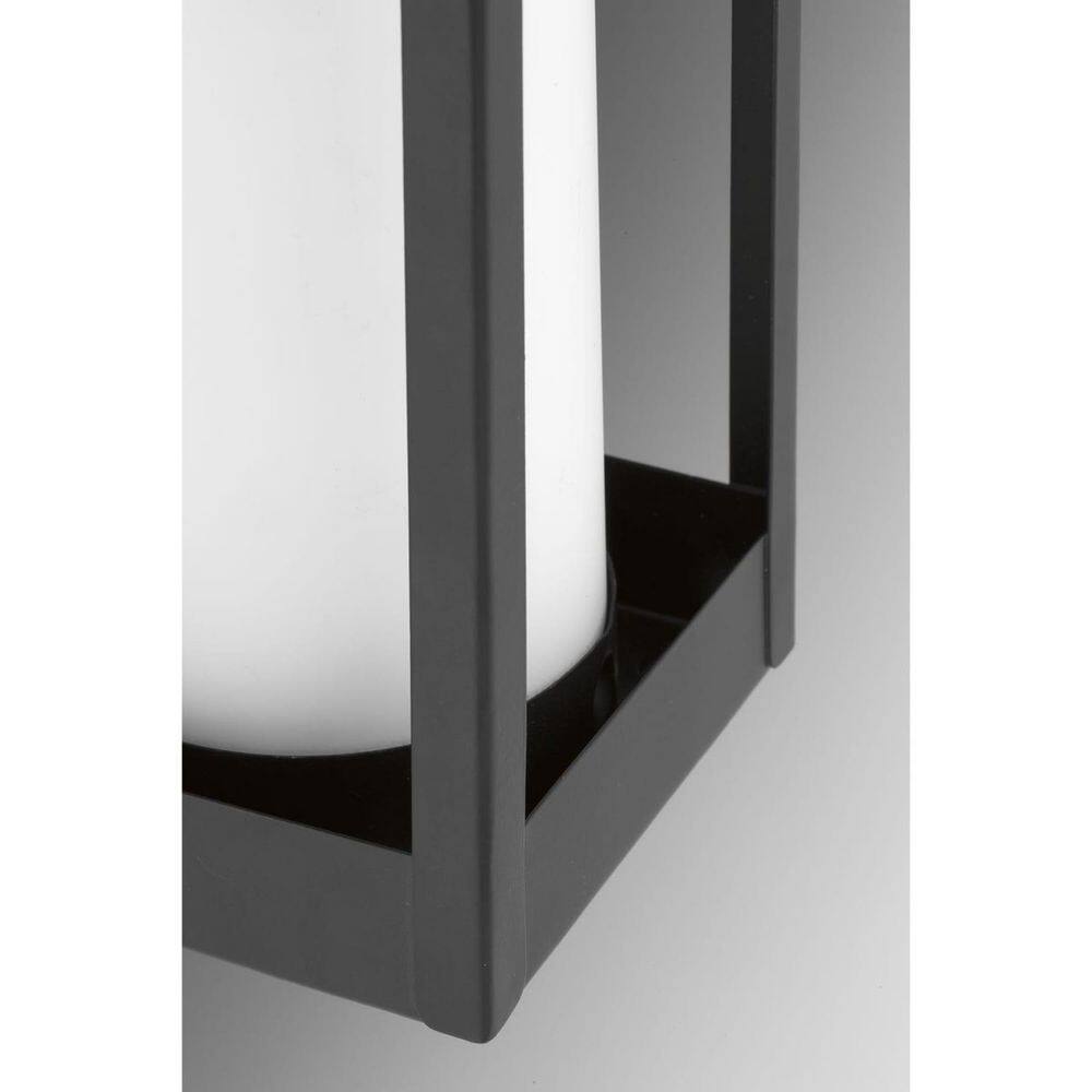 Patewood Black Stainless Steel 19.38" Outdoor Post Lantern