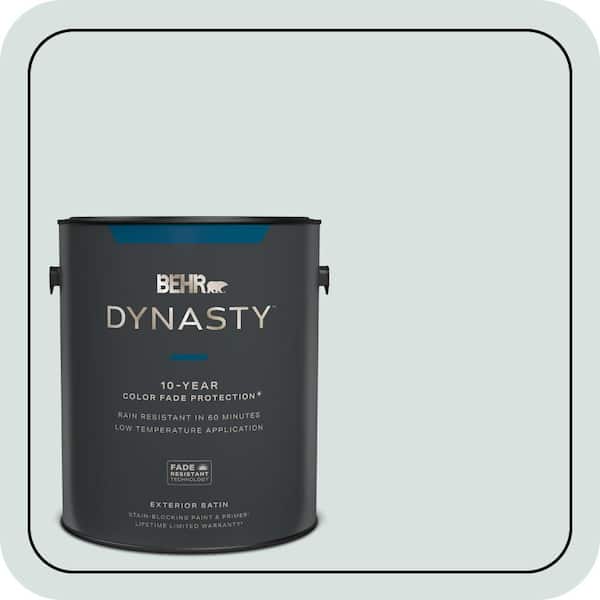 BEHR DYNASTY 1 gal. #730E-2 Sparkling Spring Satin Enamel Exterior Stain-Blocking Paint & Primer